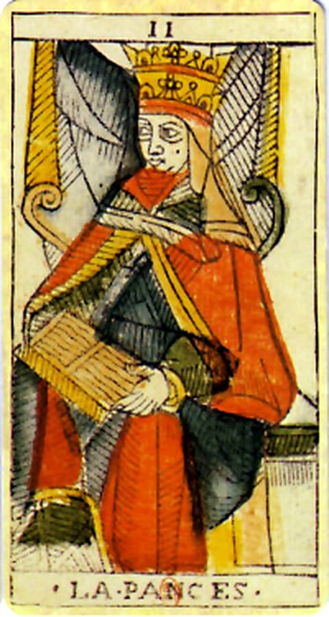 LA PAPESSE - A Sacerdotisa